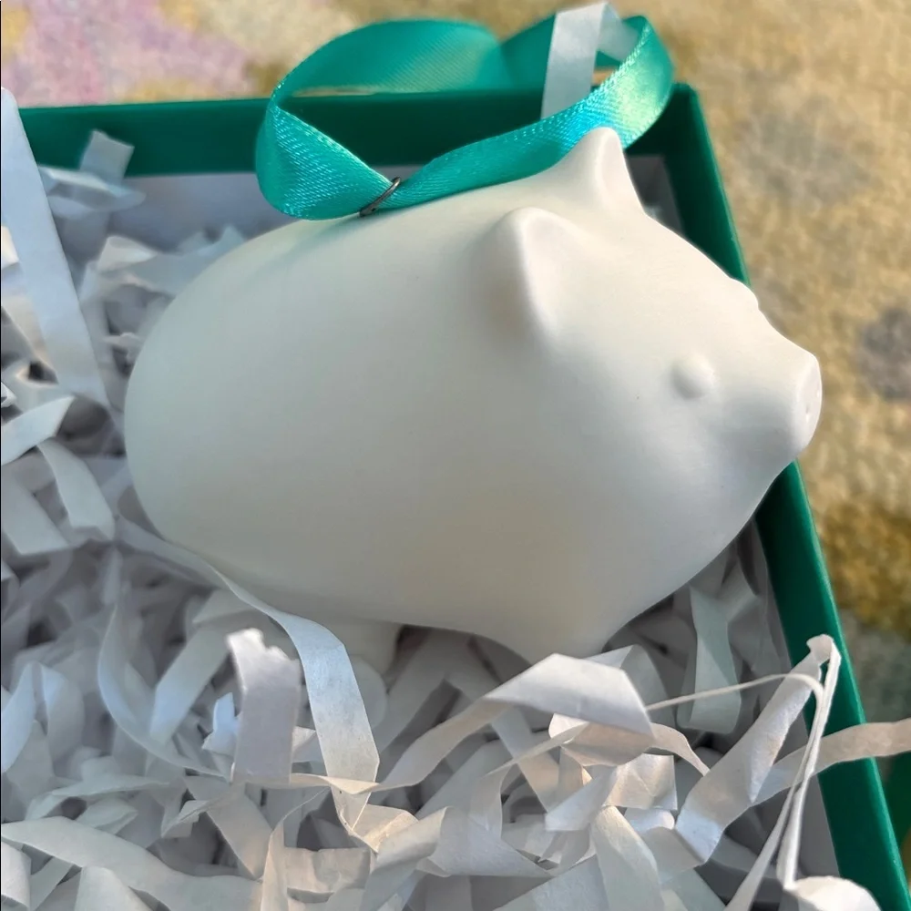 Jonathan Adler Porcelain Ornament PIGGY NWT in box